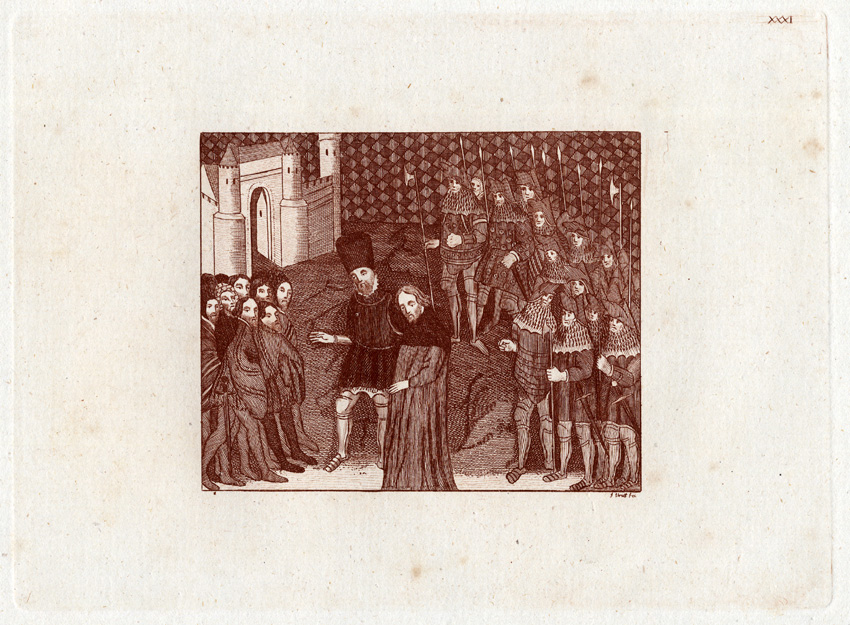 , Antique Print-RICHARD II-LONDON-ENGLAND-Strutt-1793, Pictura Antique Prints