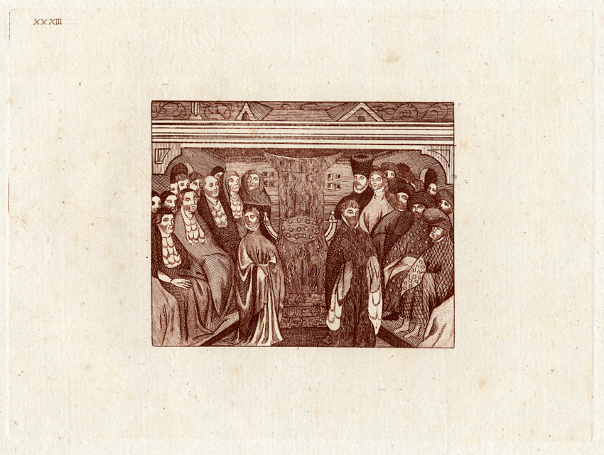 , Antique Print-RICHARD II-HENRY IV-ENGLAND-Strutt-1793, Pictura Antique Prints