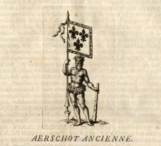 Antique Print-AARSCHOT-ANCIENT-BLUDGEON-BELGIUM-BRABANT-Butkens-1724