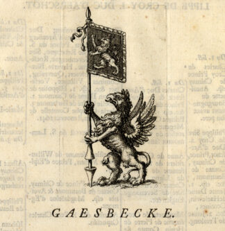 Antique Print-GAASBEEK-BELGIUM-BRABANT-Butkens-1724