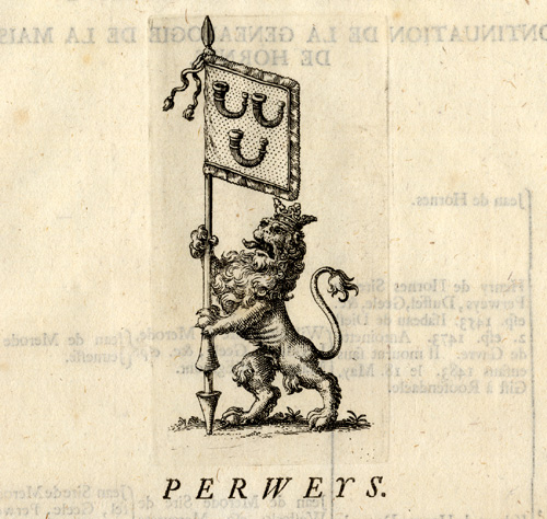 , Antique Print-PERWIJS-BELGIUM-BRABANT-Butkens-1724, Pictura Antique Prints