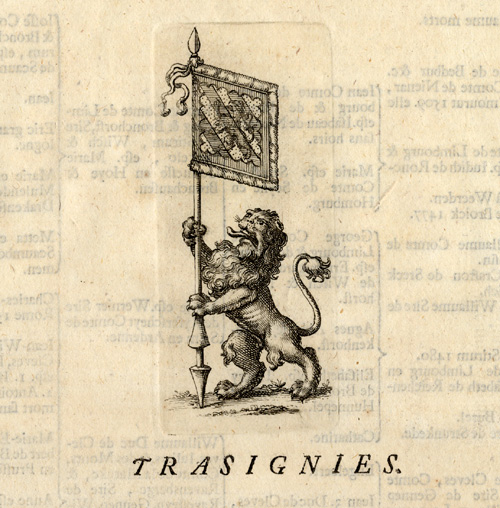 , Antique Print-TRASIGNIES-BELGIUM-BRABANT-Butkens-1724, Pictura Antique Prints