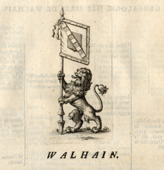 Antique Print-WALHAIN-BELGIUM-BRABANT-Butkens-1724