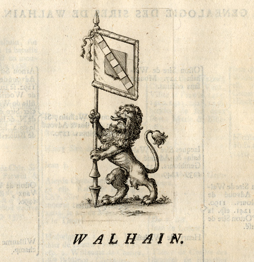 , Antique Print-WALHAIN-BELGIUM-BRABANT-Butkens-1724, Pictura Antique Prints
