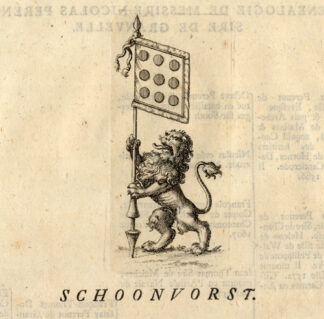 Antique Print-SCHOONVORST-BELGIUM-BRABANT-Butkens-1724