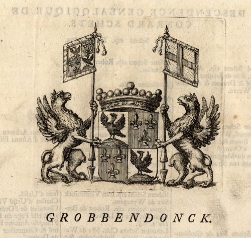 , Antique Print-GROBBENDONK-BELGIUM-BRABANT-Butkens-1724, Pictura Antique Prints