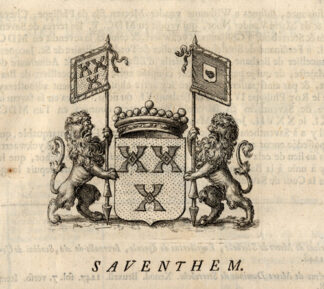 Antique Print-ZAVENTEM-BELGIUM-BRABANT-Butkens-1724