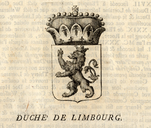 , Antique Print-BELGIUM-DUCHY OF LIMBOURG-Butkens-1724, Pictura Antique Prints