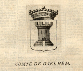 Antique Print-BELGIUM-DAELHEM-BRABANT-Butkens-1724