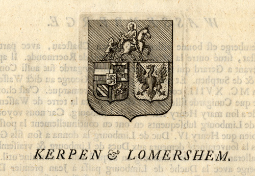 , Antique Print-KERPEN-LOMERSHEM-GERMANY-Butkens-1724, Pictura Antique Prints