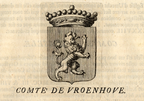 , Antique Print-VROENHOVEN-BELGIUM-LIMBURG-Butkens-1724, Pictura Antique Prints