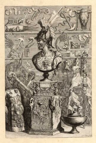 Antique Print-GRECO ROMAN-SCULPTURE-Sandrart-1675