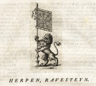 Antique Print-RAVENSTEIN-NETHERLANDS-Butkens-1724