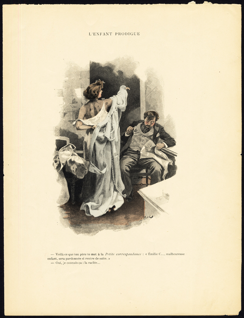 Bb11691 416x542 Antique Print-L'ENFANT PRODIGUE-19TH CENTURY COSTUME-ROMANCE-Bac-1890