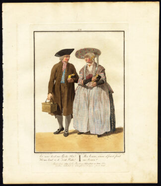 Antique Costume Print-NETHERLANDS-FRIESLAND-DRESS-SAILOR-Maaskamp-Portman-1811