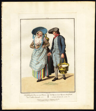 Antique Costume Print-NETHERLANDS-FARMER-GELDERLAND-MILK-Maaskamp-Portman-1811