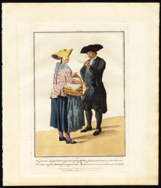 Antique Costume Print-NETHERLANDS-WALCHEREN-ZEELAND-Maaskamp-Portman-1811