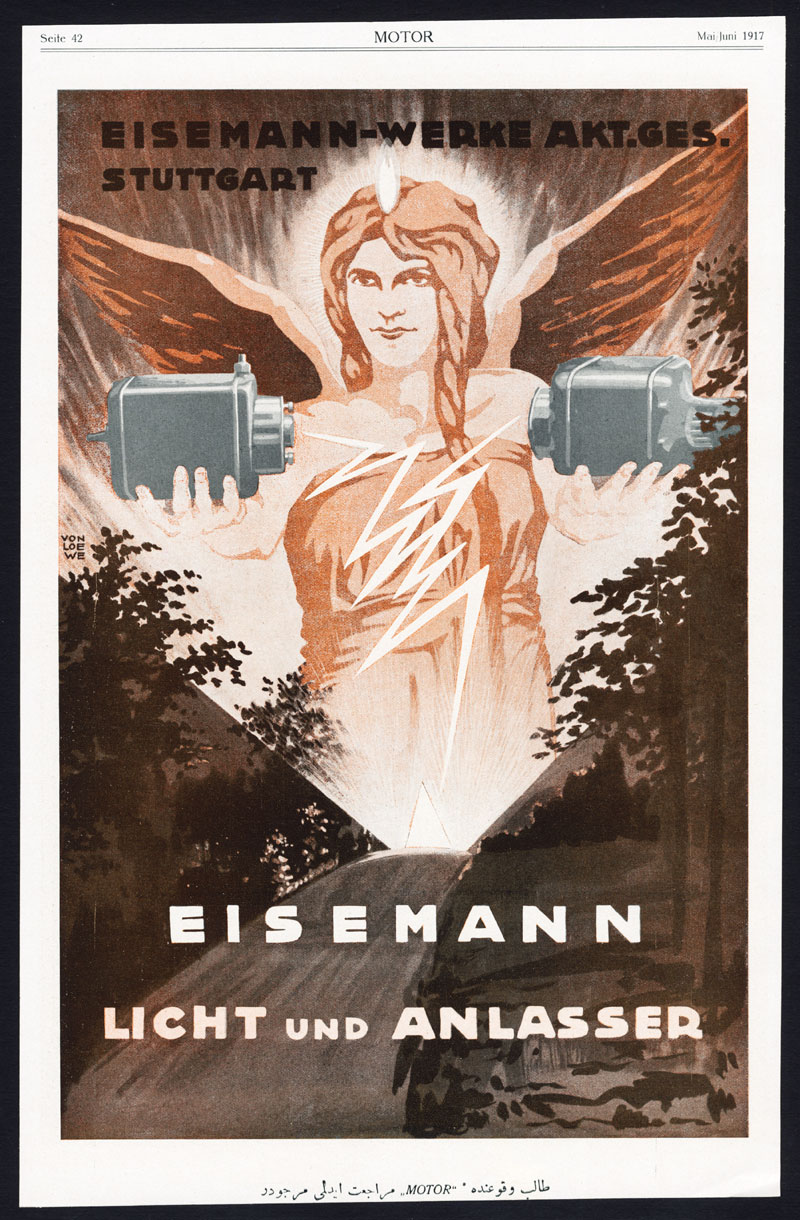 , Antique Print-ADVERTISING-CONSTRUCTION-STEEL-BAILDON-EISEMANN-LIGHT-Motor-1917, Pictura Antique Prints