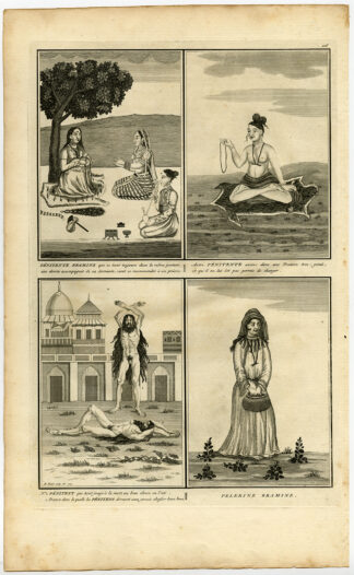Antique Print-BRAHMIN-INDIA-RELIGIOUS CUSTOM-TIPPET-PENITENTS-Picart-1727