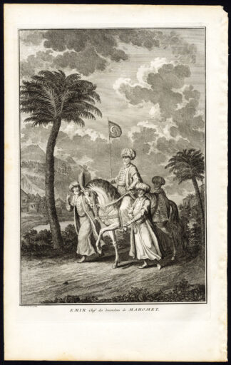 Antique Print-EMIR-MAHOMET-MUSLIM-HORSE-Picart-1727