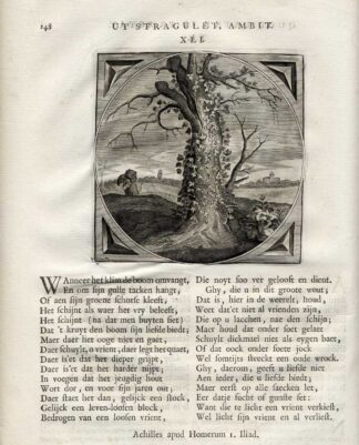 Antique Print-IVY-FRIENDSHIP-DECEIT-Venne-Cats-1655