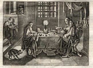 Antique Print-ADULTERY-JOSEPH-MEAL-POTIPHAR-Venne-Cats-1655