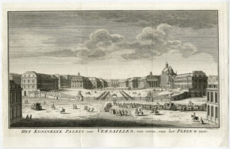 Antique Print-ROYAL PALACE-VERSAILLES-Philips-Tirion-1756