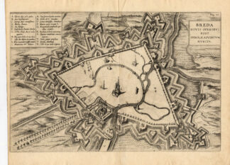 Antique Map-BREDA-FORTIFICATION-CITY-EXTENDED-SPINOLA-Herman Hugo-1629