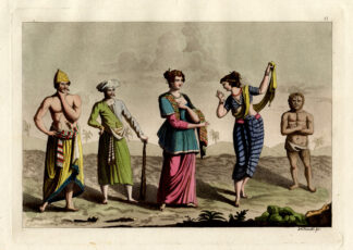 Antique Print-JAVA-INDONESIA-COSTUME-ASIA-Ferrario-1827