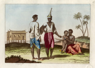 Antique Print-THAILAND-COSTUME-MANDARIN-Ferrario-1827