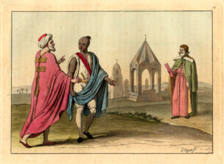 Antique Print-COSTUME-ASIA-MIDDLE EAST-Ferrario-1827