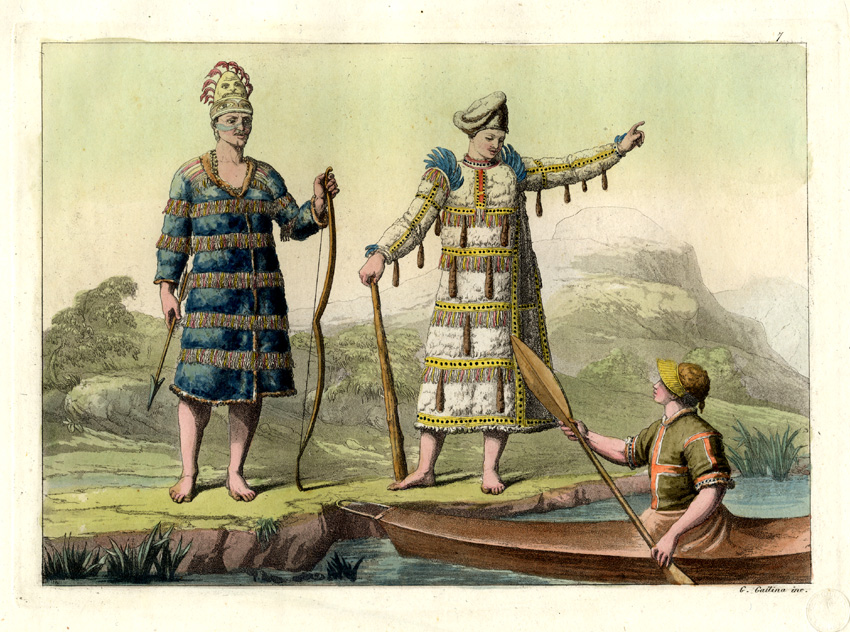 Ebm0229 416x309 Antique Print-LAPLAND-COSTUME-WEAPONRY-Ferrario-1827