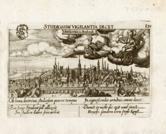 Antique Print-BRUSSELS-BRUXELLES-BELGIUM-Meisner-1678