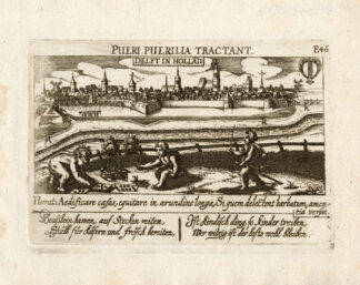 Antique Print-DELFT-HOLLAND-NETHERLANDS-Meisner-1678