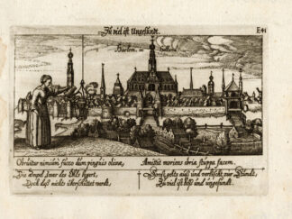 Antique Print-HAARLEM-NETHERLANDS-LAMP-Meisner-1678
