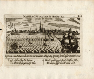 Antique Print-HOORN-NETHERLANDS-SHIP-Meisner-1678