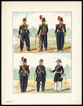 Antique Print-MILITARY-FRANCE-IMPERIAL GUARD-2ND REPUBLIC-SOLDIERS-4-Large-1965