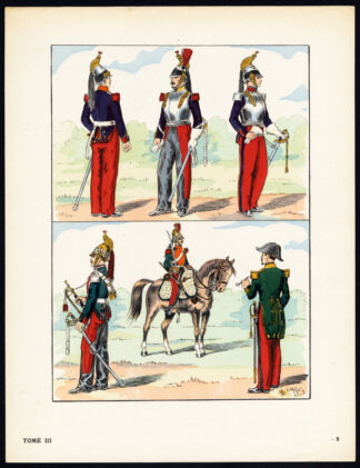 Antique Print-MILITARY-FRANCE-IMPERIAL GUARD-2ND REPUBLIC-SOLDIERS-8-Large-1965