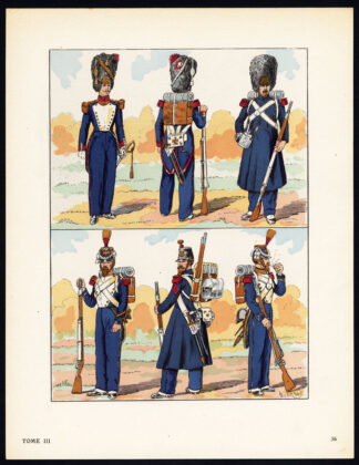 Antique Print-MILITARY-FRANCE-IMPERIAL GUARD-2ND REPUBLIC-SOLDIERS-36-Large-1965