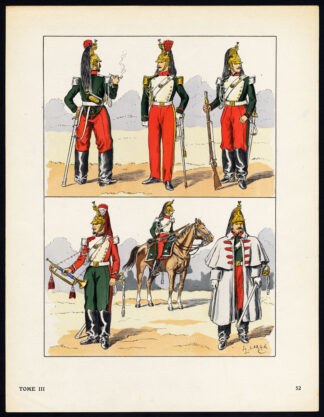 Antique Print-MILITARY-FRANCE-IMPERIAL GUARD-2ND REPUBLIC-SOLDIERS-52-Large-1965
