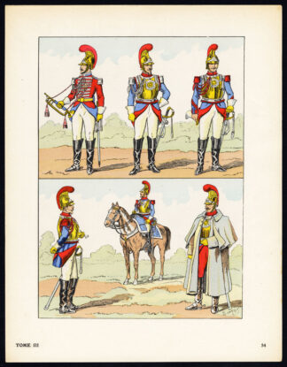 Antique Print-MILITARY-FRANCE-IMPERIAL GUARD-2ND REPUBLIC-SOLDIERS-54-Large-1965