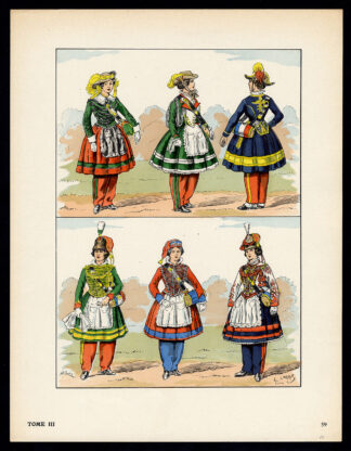 Antique Print-MILITARY-FRANCE-UNIFORM-IMPERIAL GUARD-pl. 59-Large-1965