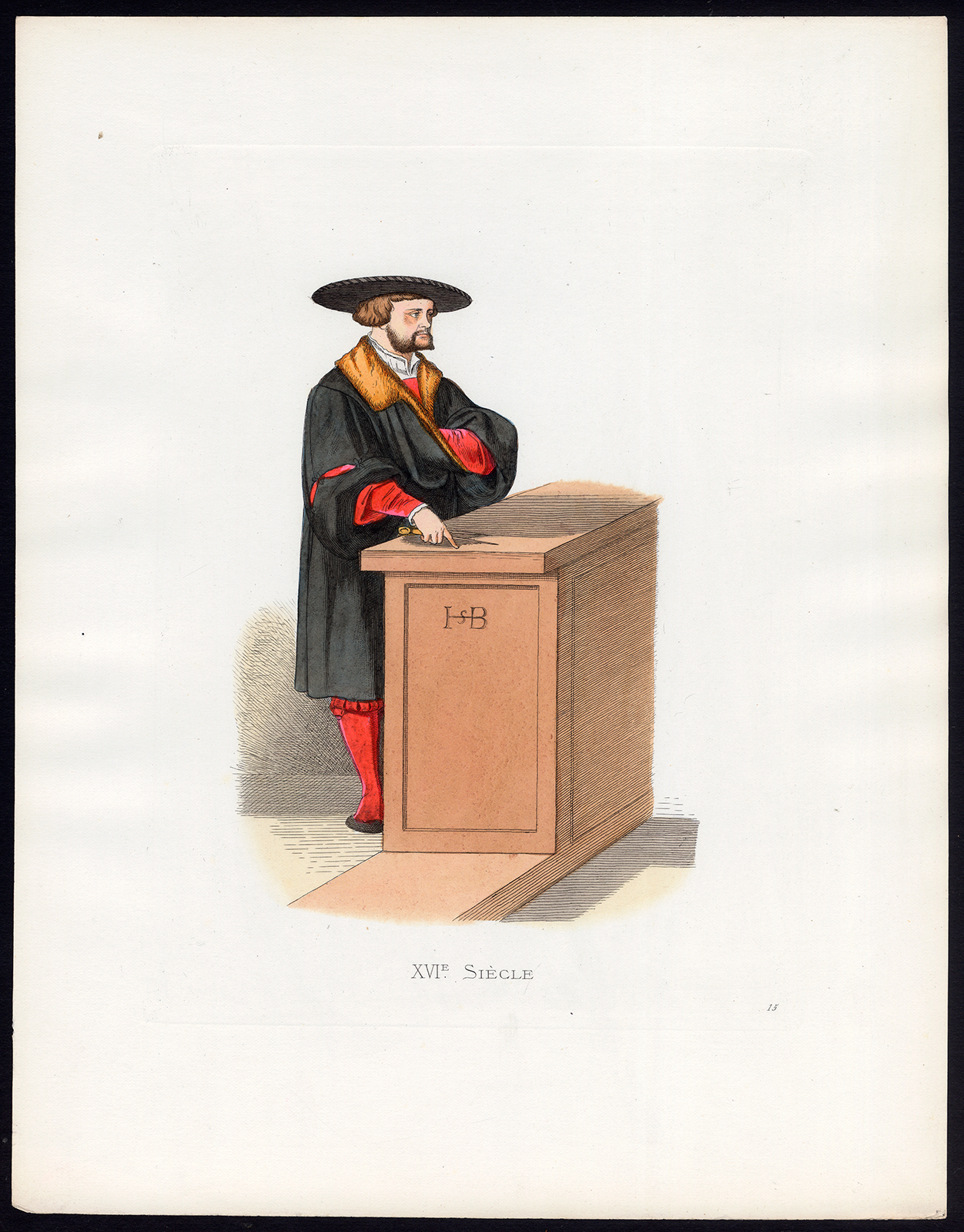 , Antique Print-HANS SEBALD BEHAM-PRINTMAKER-16TH C-15-Duplessis-Bonnard-1867, Pictura Antique Prints
