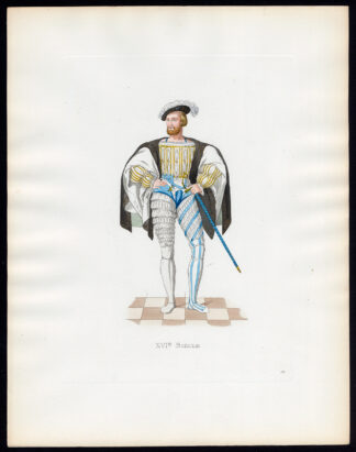 Antique Print-CLAUDE DE LORRAINE-DUKE OF GUISE-16TH C-28-Duplessis-Bonnard-1867