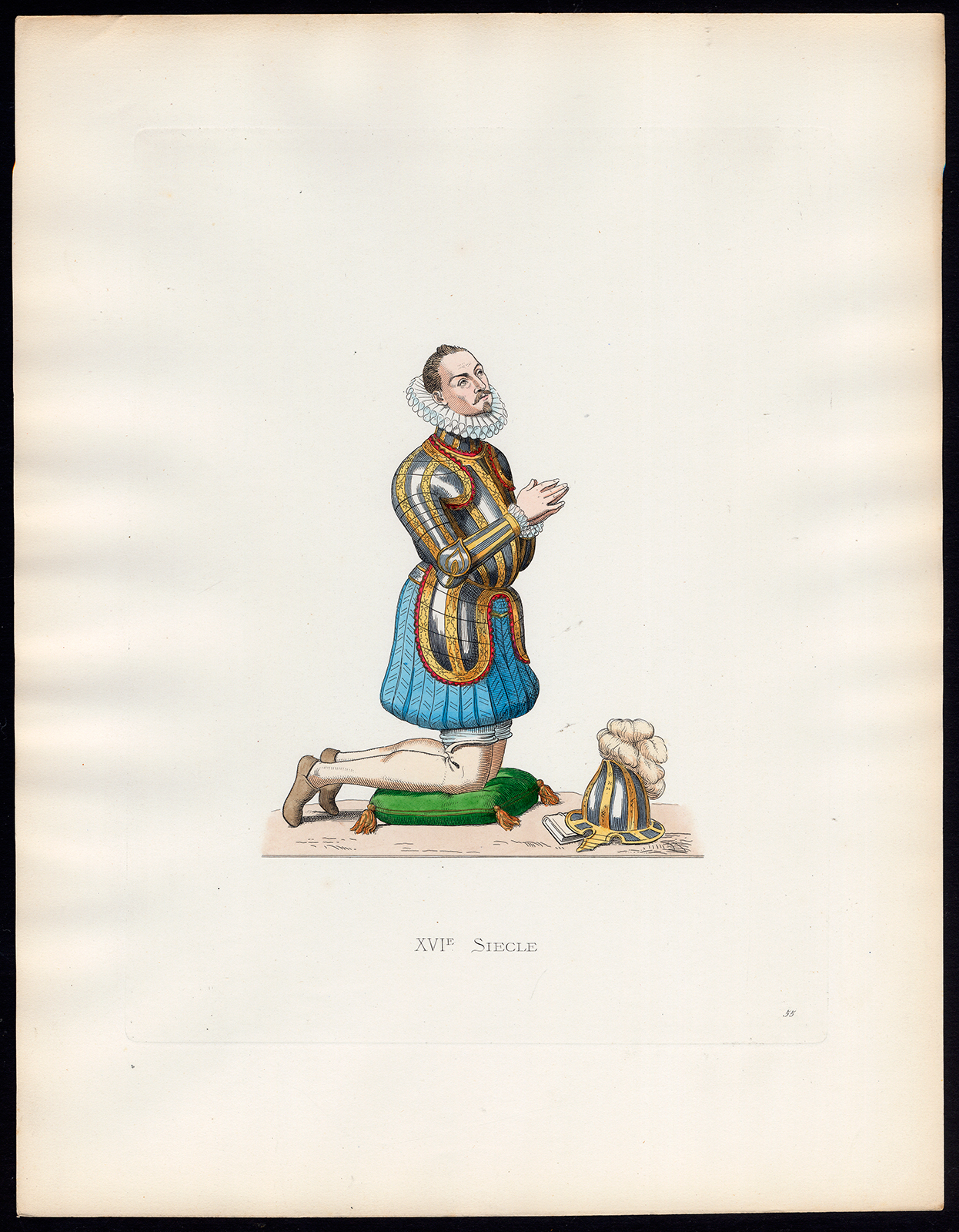 , Antique Print-ALBERT VII-ARCHDUKE AUSTRIA-16TH CENTURY-55-Duplessis-Bonnard-1867, Pictura Antique Prints