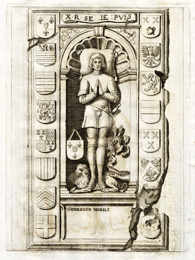 , Antique Print-NICHOLAS OF LYRA-BELGIUM-Le Roy-1678, Pictura Antique Prints