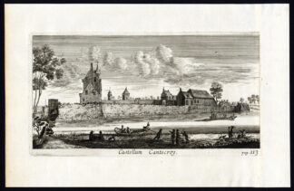 Antique Print-CANTECROY CASTLE-MORTSEL-BELGIUM-Le Roy-1678