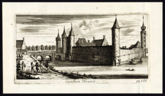 Antique Print-HOVORST CASTLE-ZANDHOVEN-BELGIUM-Le Roy-1678