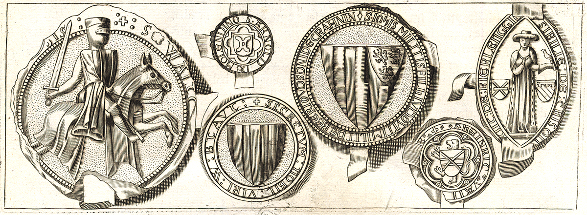 , Antique Print-MEDALLION-SEAL-COAT OF ARMS-BELGIUM-Le Roy-1678, Pictura Antique Prints