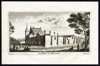 Antique Print-CASTLE-MERKSEM-BELGIUM-Le Roy-1678